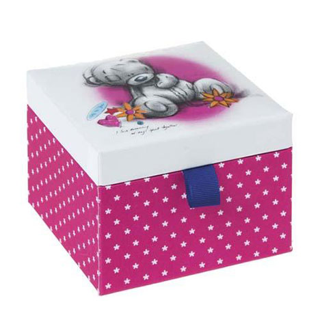Sketchbook Me to You Bear Fabric Trinket Box £2.99